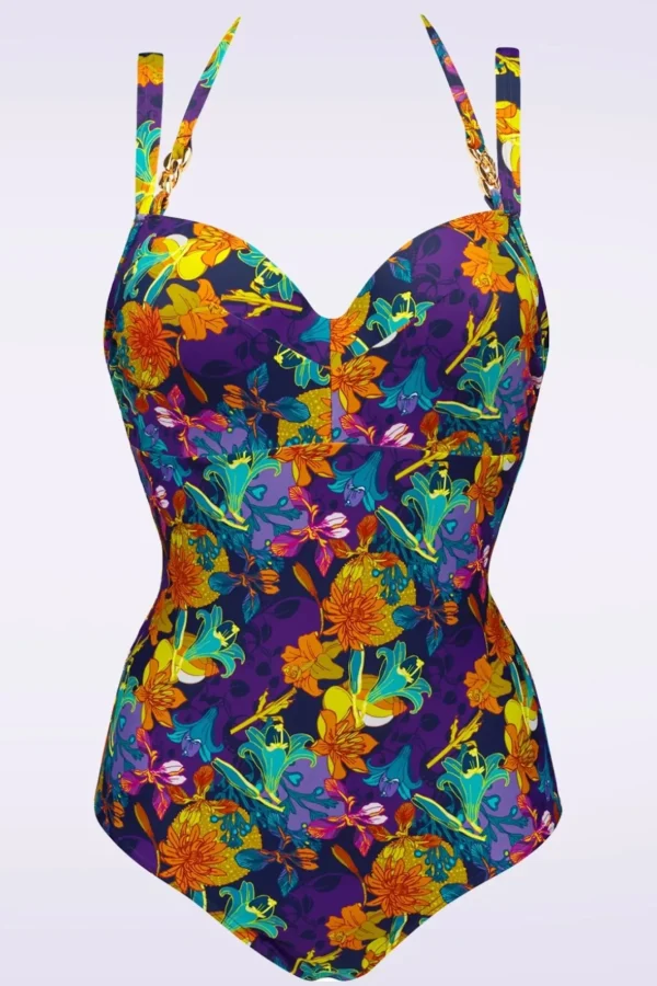 Store Marlies Dekkers Acapulco Badpak In Petunia Paars