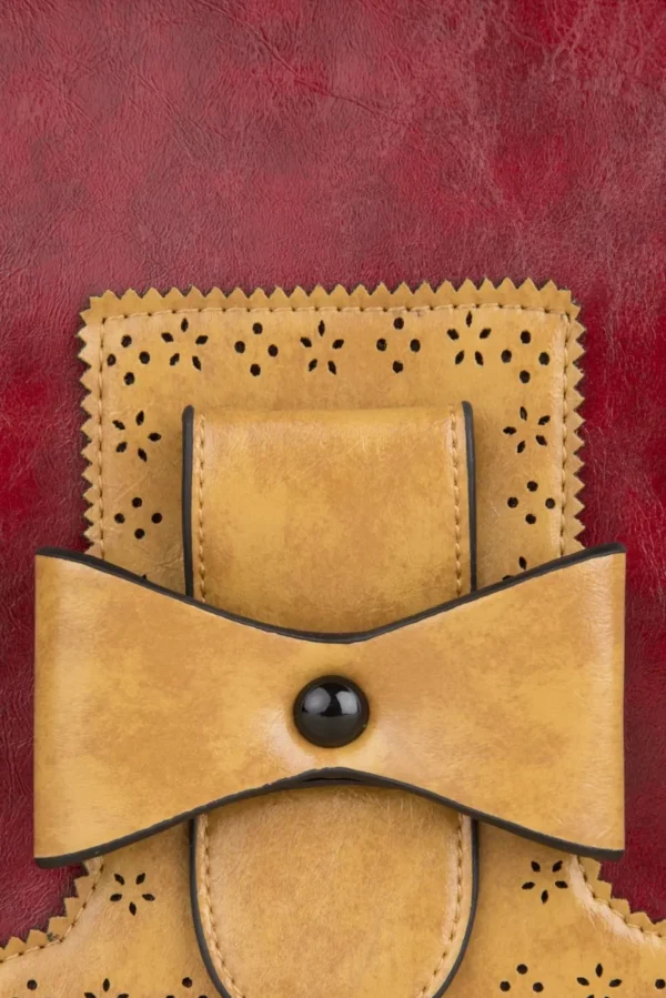 Discount Banned Retro Antieke Handtas In Rood