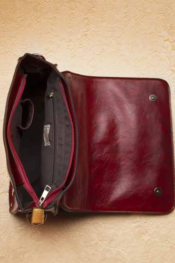 Discount Banned Retro Antieke Handtas In Rood