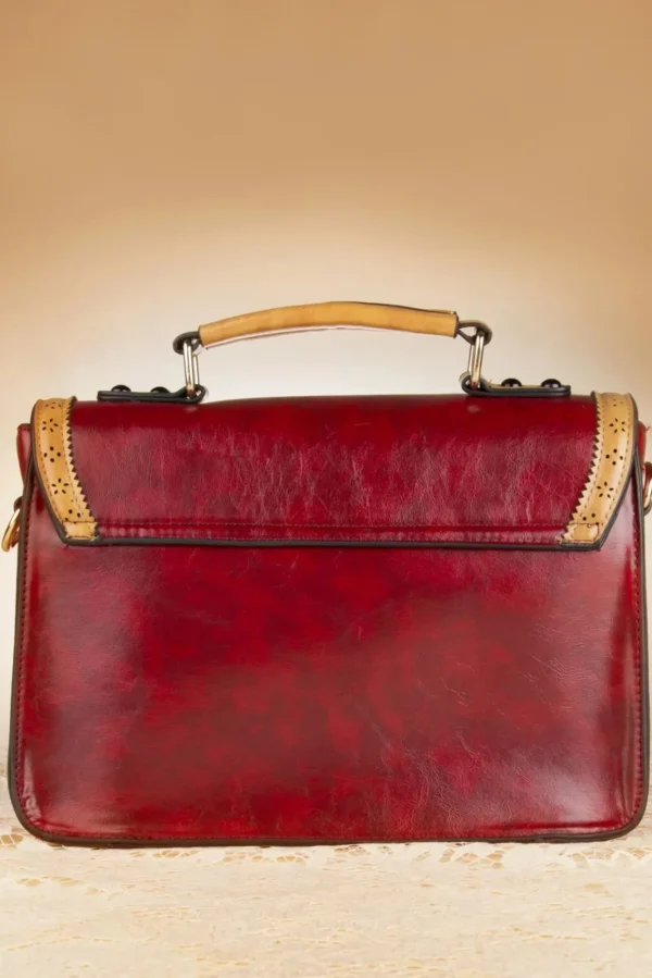 Discount Banned Retro Antieke Handtas In Rood