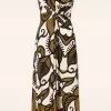 Shop Surkana Aubrey Maxi Jurk In Khaki