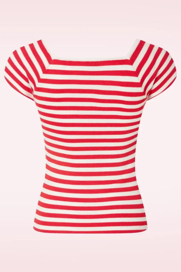 Clearance Zilch Audrey Gestreepte Top In Blossom