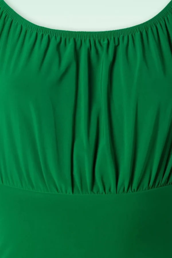 Outlet Vintage Chic for Topvintage Belinda Off-Shoulder Top In Groen