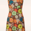 Flash Sale Vintage Chic for Topvintage Betty Bloemen Jurk In Bruin
