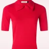Best Sale Banned Retro Bow Delight Jumper In Rood