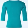 Hot Vixen Butterfly Gebreide Trui In Turquoise