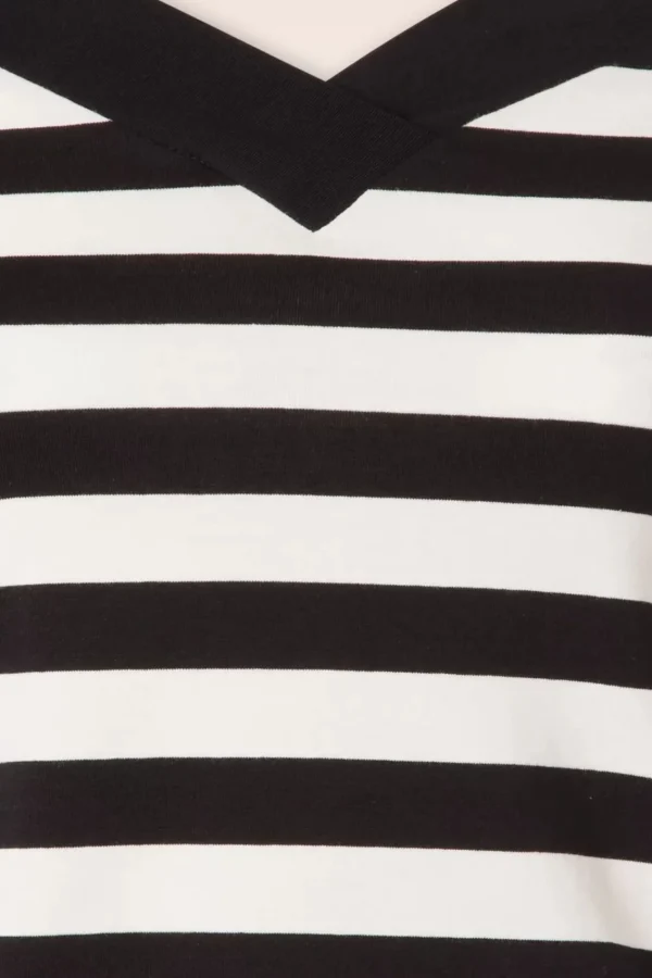 Sale Bunny Caitlin Strepen Top In Zwart En Wit