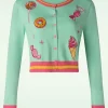 Sale Vixen Candy Patch Cardigan In Mint