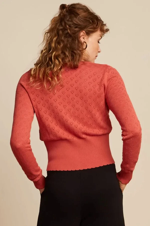 Outlet King Louie Cardi V Hart Ajour In Tweed Oranje