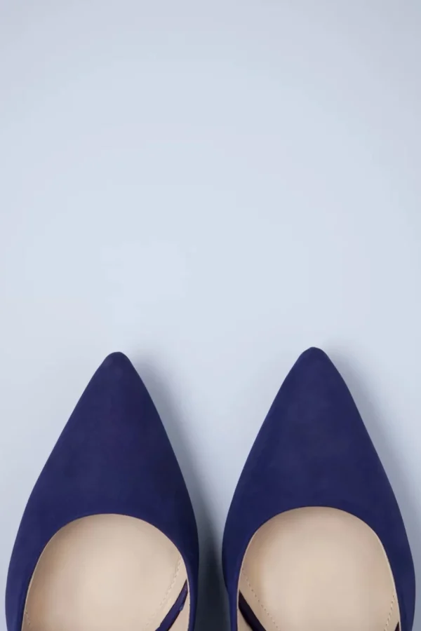 Discount Parodi Shoes Claire Stiletto Pumps Van Nubuck In Navy