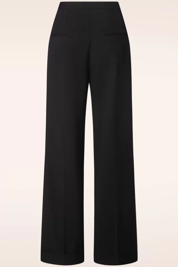 Shop Glamour Bunny Business Babe Dakota Pantalon In Zwart
