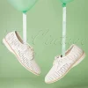Shop Rollie Derby Punch Schoenen In Gebroken Wit