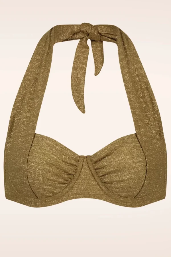 Outlet Cyell Desert Glow Bikinitop In Goud
