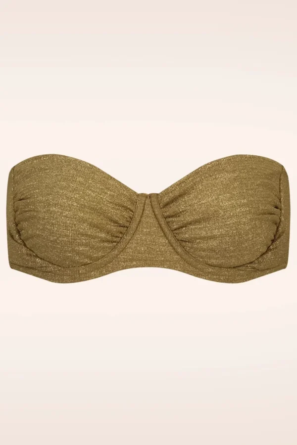 Outlet Cyell Desert Glow Bikinitop In Goud
