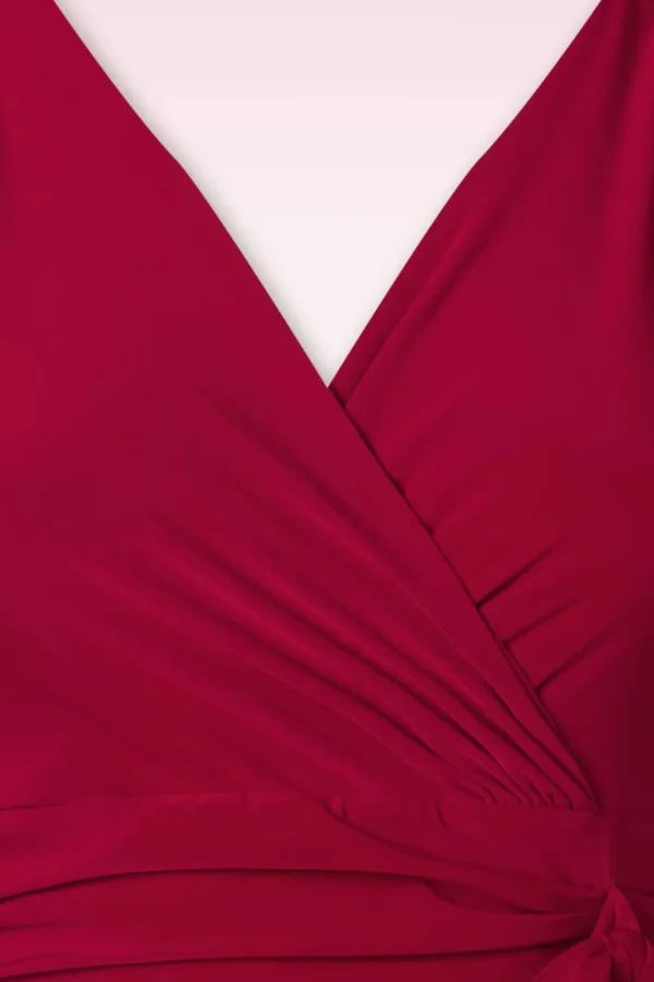 Best Sale Vintage Chic for Topvintage Desiree Pencil Jurk In Rood