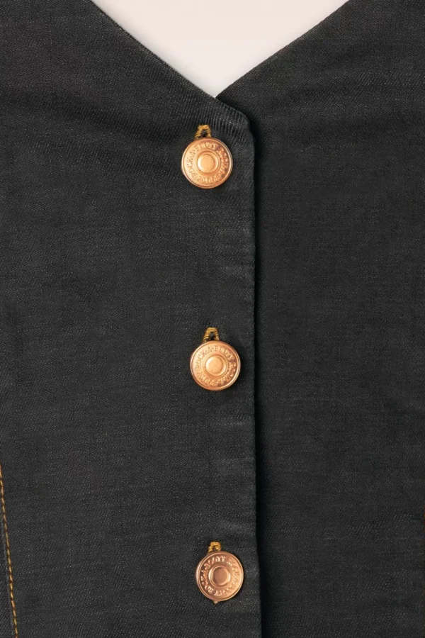 Outlet Rock-a-Booty Dianne Gilet In Zwart