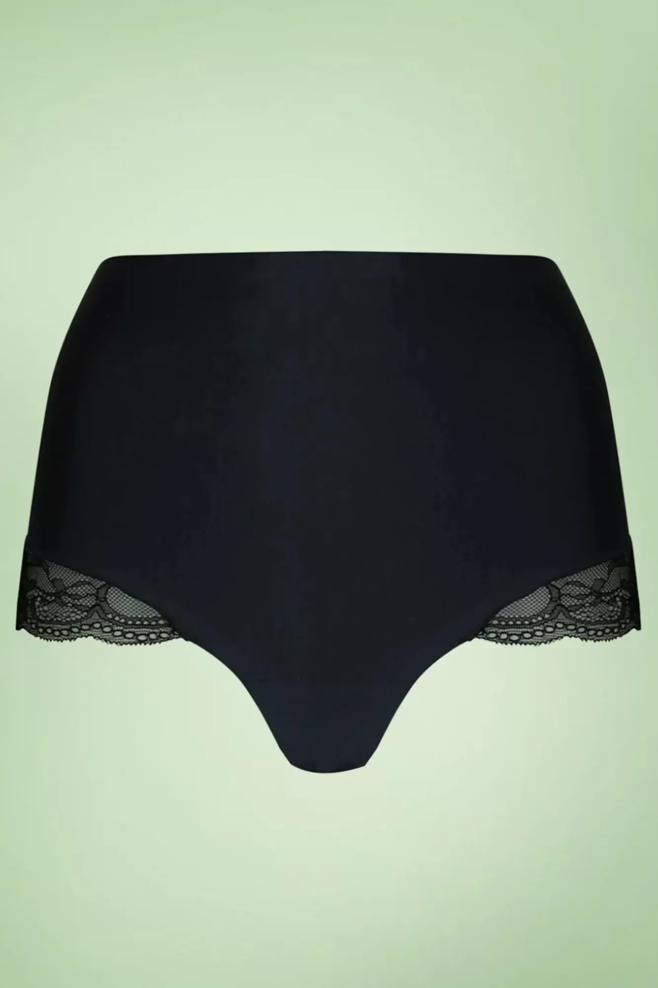 dream_hi_kanten_string_in_1.webp Online MAGIC Bodyfashion Dream Hi Kanten String In Zwart