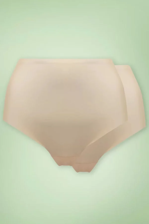 Sale MAGIC Bodyfashion Dream Organics Panty 2-Pack In Latte