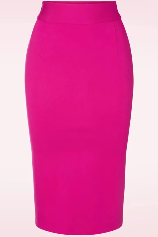 Store Very Cherry Emily Pencil Rok In Bubblegum Roze