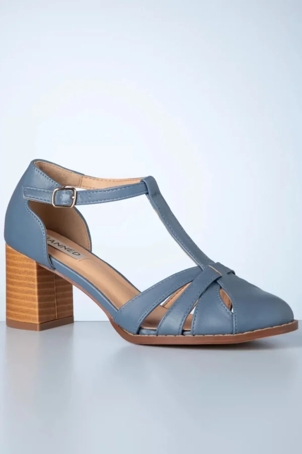 New Banned Retro Fancy Footwork Pumps In Blauw