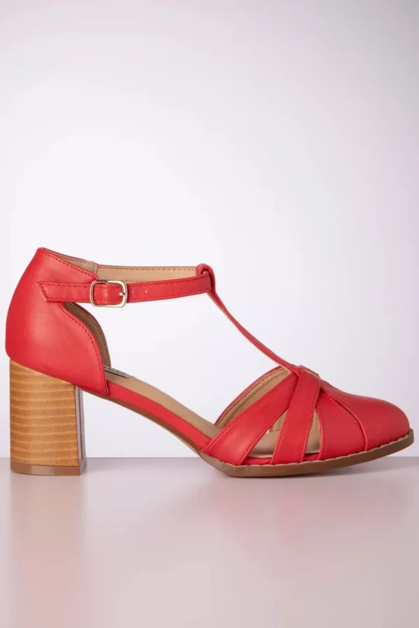 Clearance Banned Retro Fancy Footwork Pumps In Rood