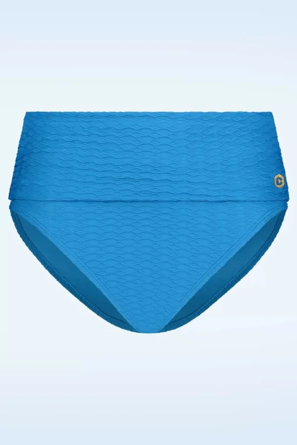 Outlet TC Beach Flipover Bikinibroekje In Blue Snake