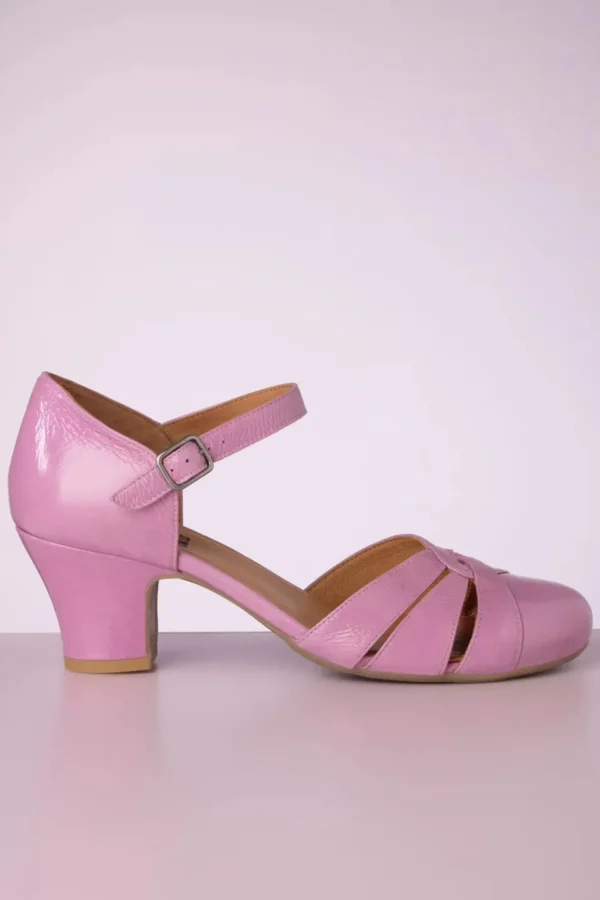 New Miz Mooz Fritzi Pumps In Lak Roze