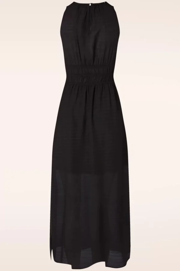 Sale Compania Fantastica Hannah Maxi Jurk In Zwart