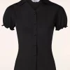 Flash Sale Banned Retro Jane Blouse In Zwart
