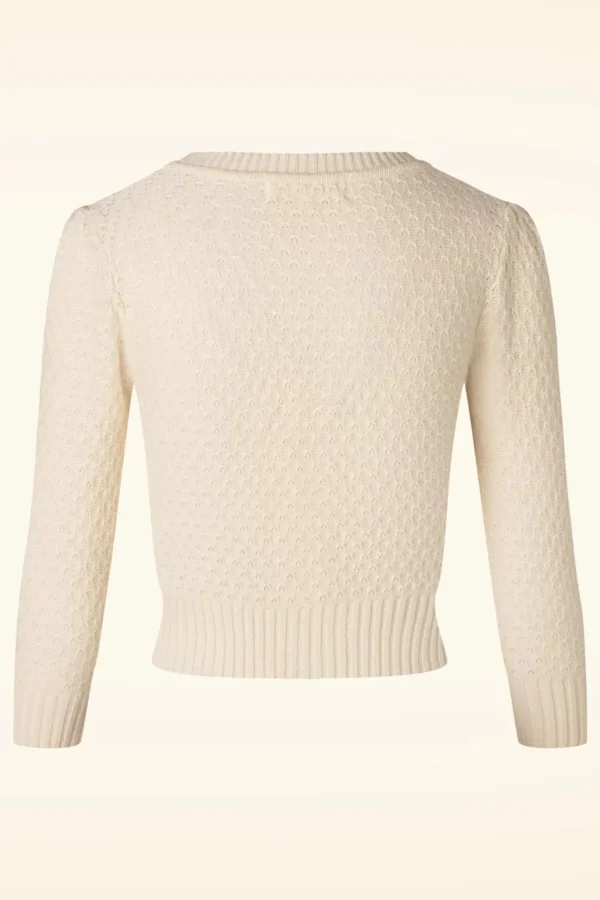 Store Mak Sweater Jennie Cardigan In Havermout