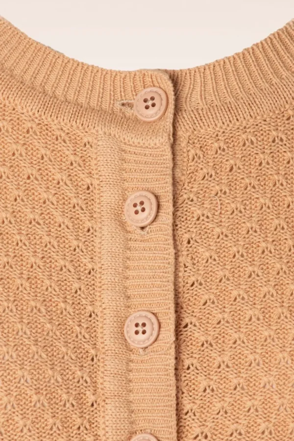 Shop Mak Sweater Jennie Vest In Bruin