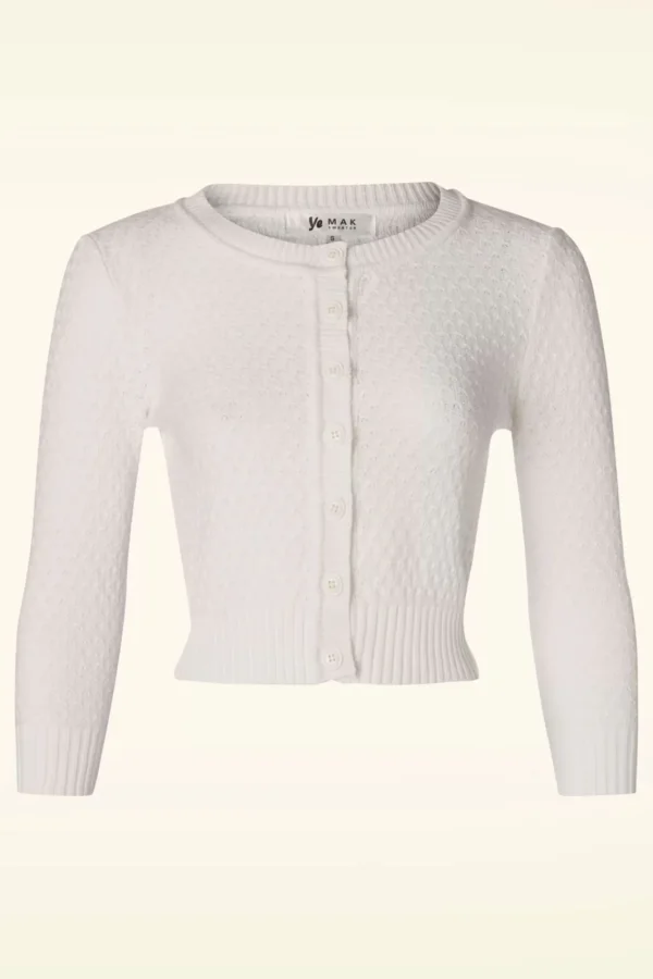 Discount Mak Sweater Jennie Vest In Ivoor