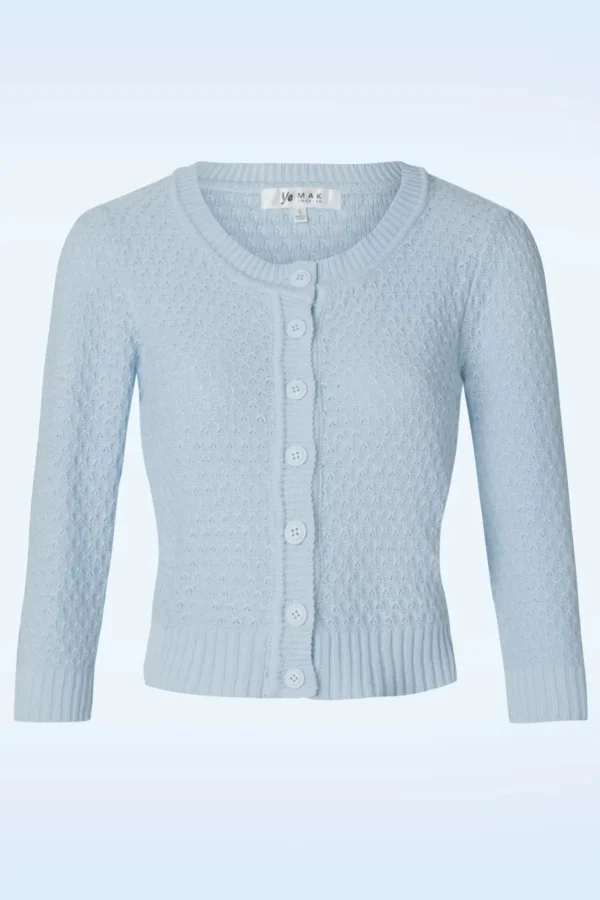 Online Mak Sweater Jennie Vest In Lichtblauw