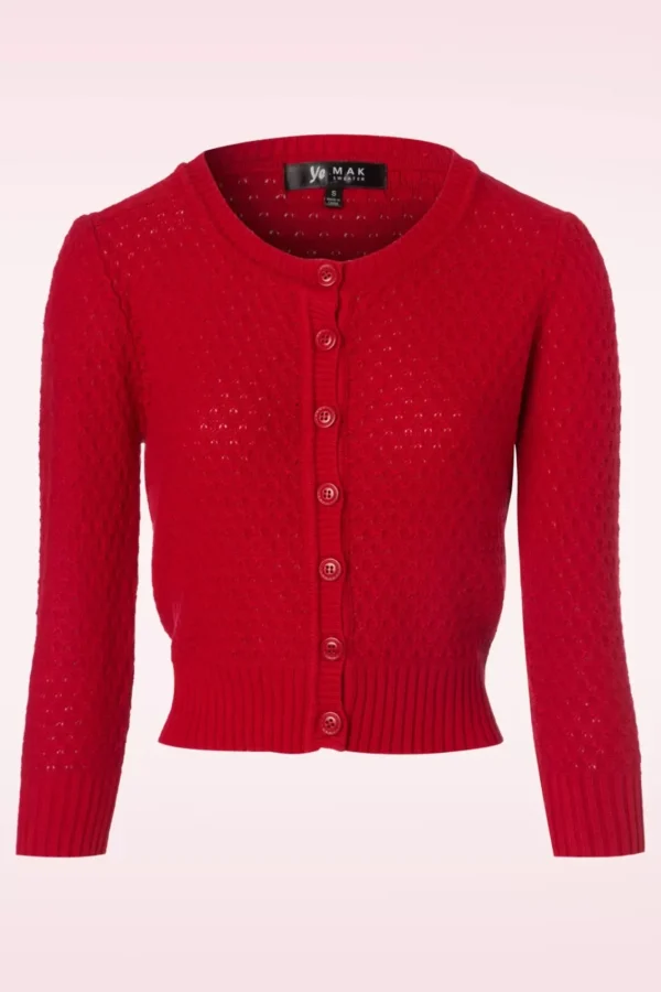 Cheap Mak Sweater Jennie Vest In Rood