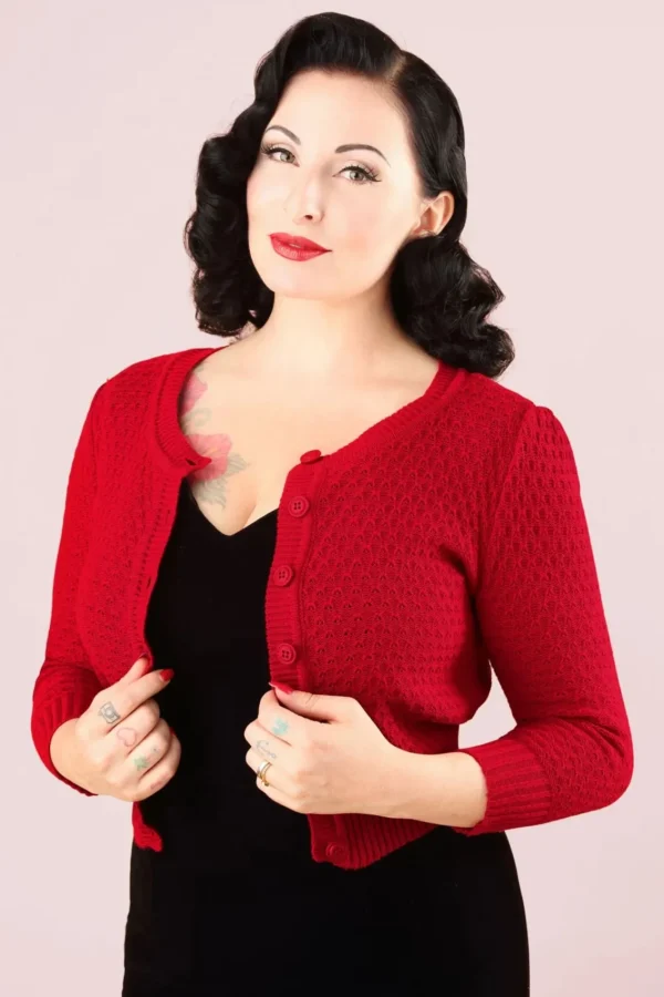 Cheap Mak Sweater Jennie Vest In Rood
