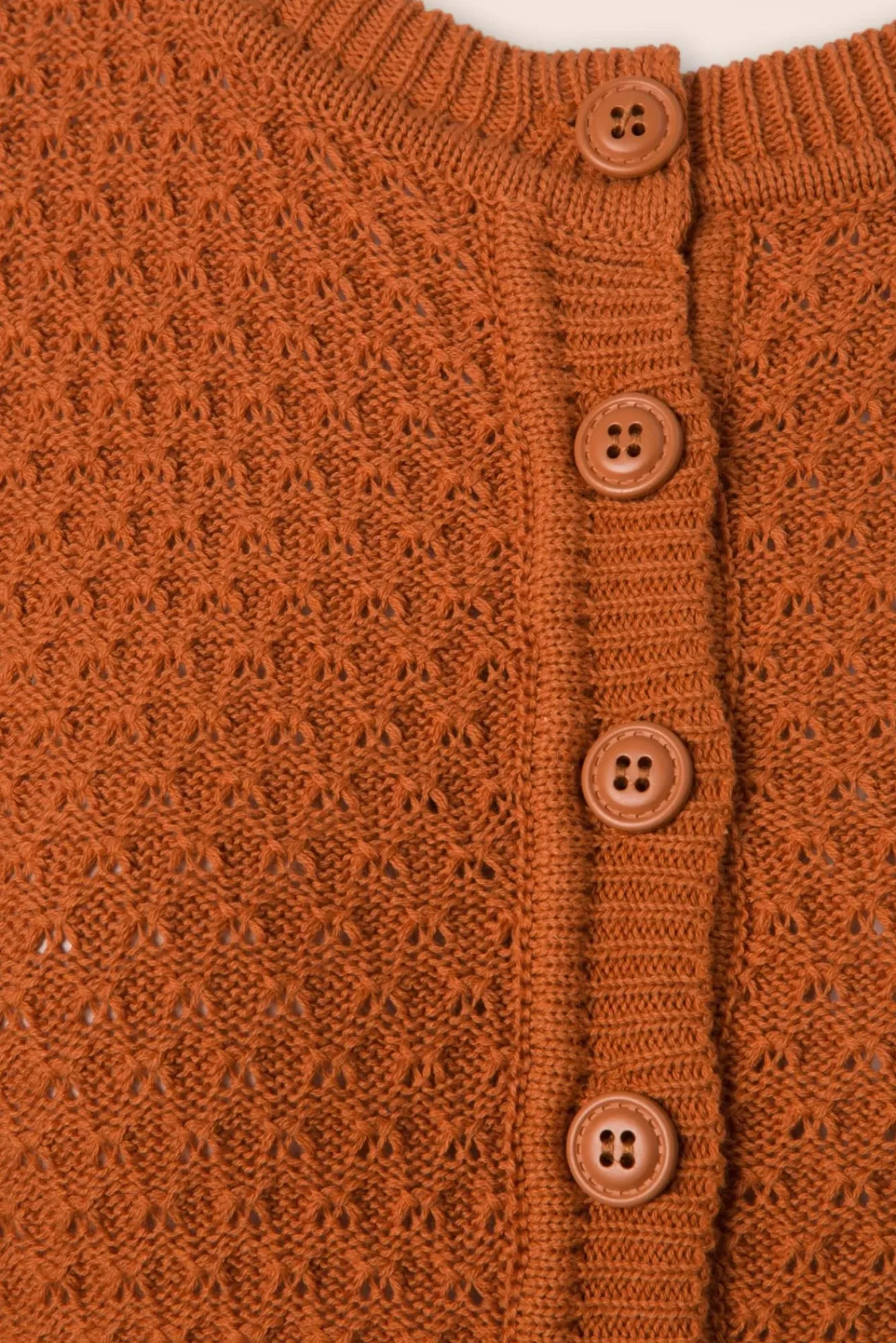 Hot Mak Sweater Jennie Vest In Vintage Oranje