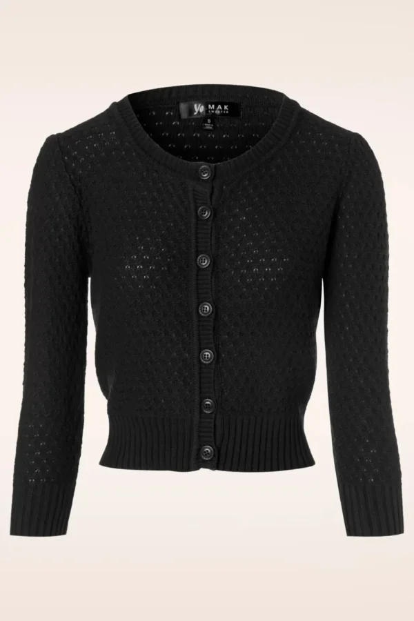 Cheap Mak Sweater Jennie Vest In Zwart