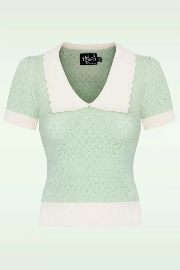 Cheap Bunny Joanie Top In Mint