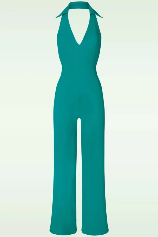 Shop Wild Pony Jolena Jumpsuit In Blauwgroen