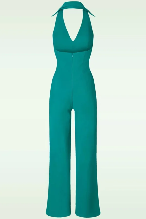 Shop Wild Pony Jolena Jumpsuit In Blauwgroen