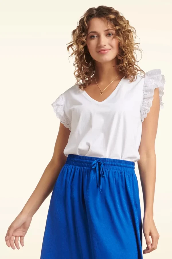 Outlet Smashed Lemon Katie Top In Wit