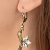 Best Sale Lovely Kristallen Dwergpapegaaien Oorbellen In Goud