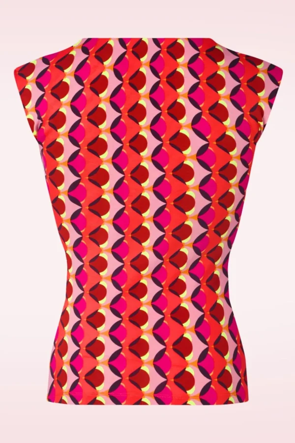 Outlet Surkana Lia Mouwloze Top In Fuchsia