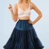 Store Banned Retro Lola Lifeforms Petticoat In Marineblauw