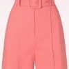 Clearance Cloud9 Lou Linnen Short In Koraal