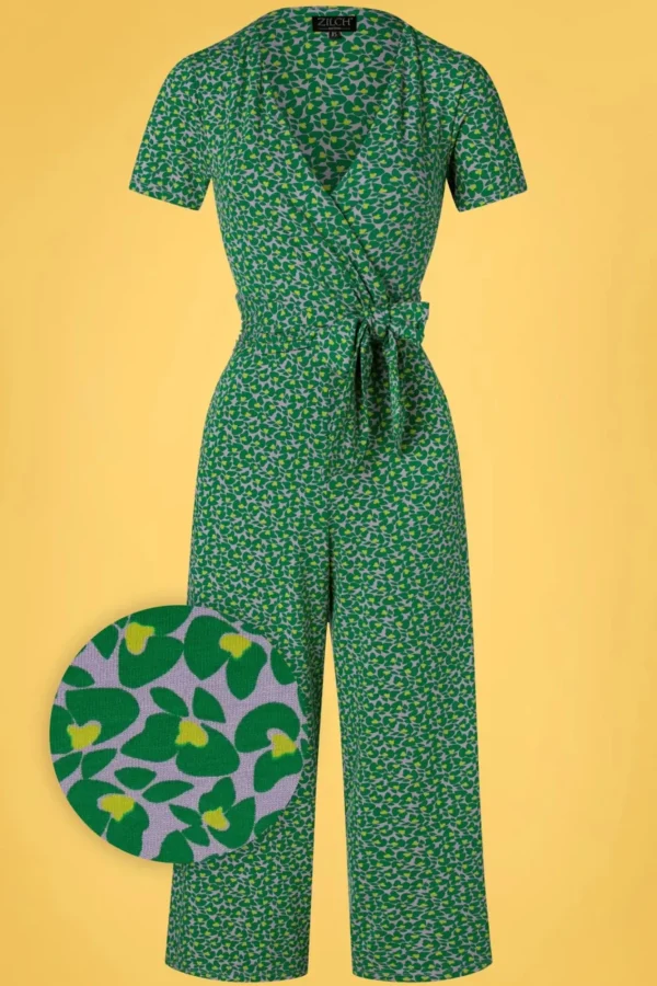 Clearance Zilch Mabel Butterfly Jumpsuit In Appel