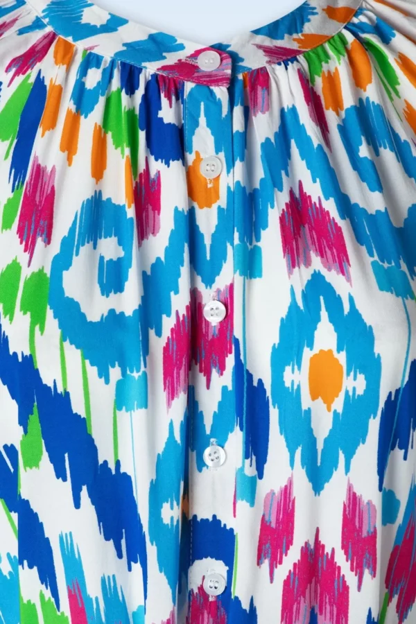 Fashion Smashed Lemon Maisy Maxi Jurk In Multi