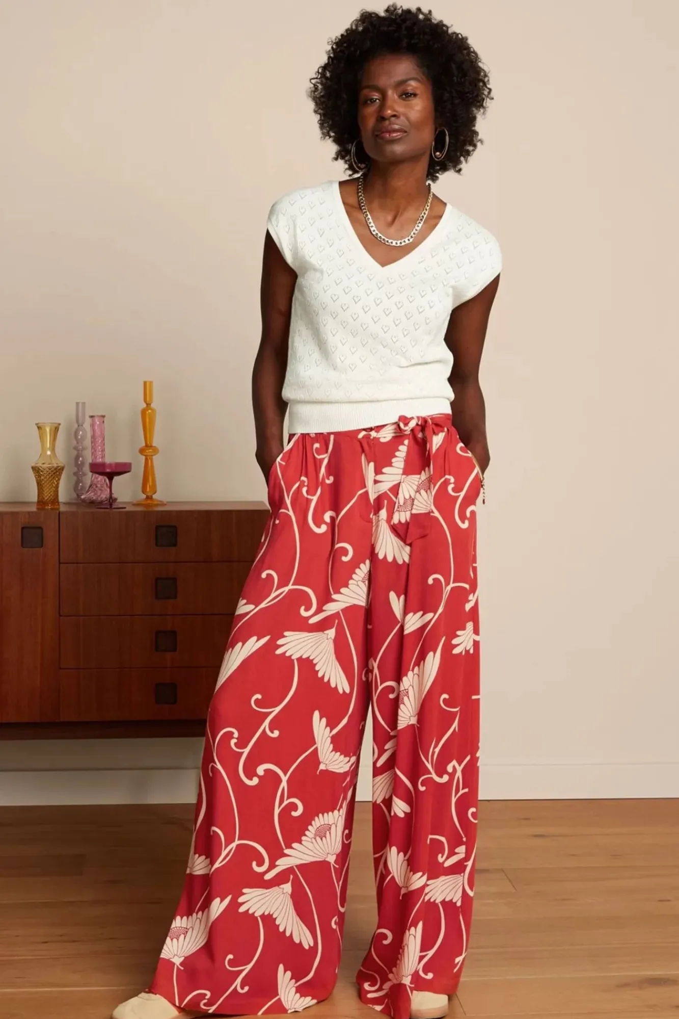 marnie_broek_pixy_in_twee_0.webp Flash Sale King Louie Marnie Broek Pixy In Tweed Oranje