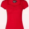 New Bunny Mia Top In Rood
