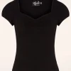 New Bunny Mia Top In Zwart